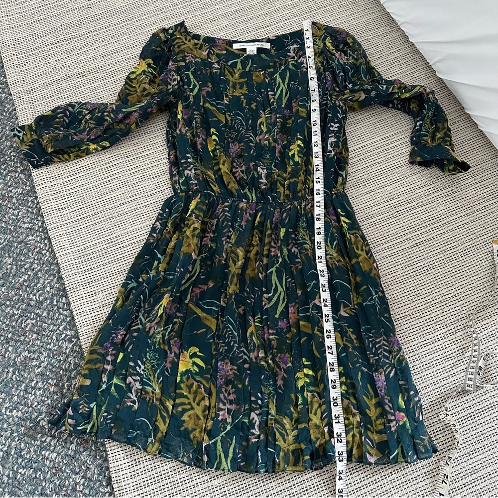 Diane von Furstenberg DVF dress green mini - Picture 7 of 8